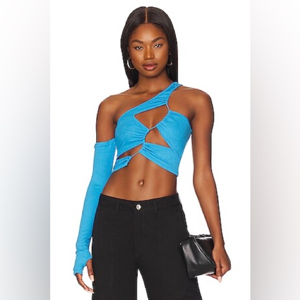 AMBRA TOP IN BLUE